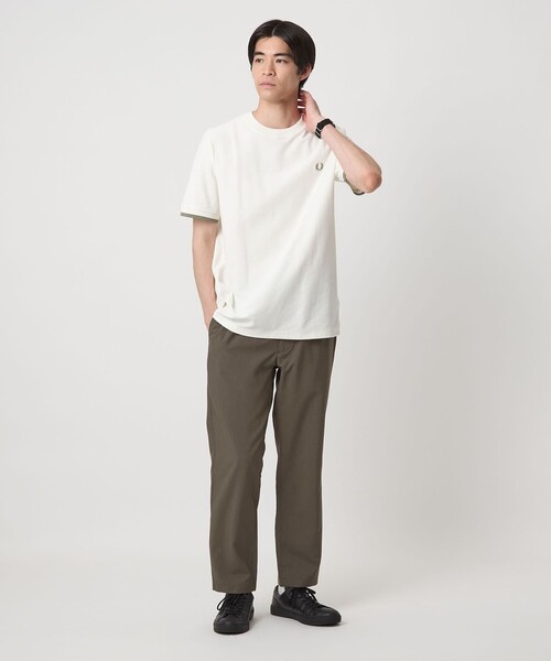 グリーンレーベル GREENLABEL パンツスーツ 40 洗える L 大きめ セール】GUABELLO グレンチェック CLD NP スーツパンツ（スーツ