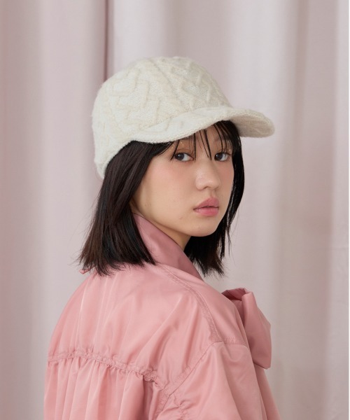 kaorinomori（カオリノモリ）の「kaorinomori ラディキャップ / カオリノモリ（キャップ・レディース・ホワイト/ネイビー/ピンク・M/57.5cm）」の20枚目の写真