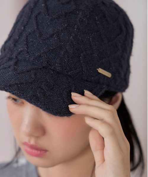 kaorinomori（カオリノモリ）の「kaorinomori ラディキャップ / カオリノモリ（キャップ・レディース・ホワイト/ネイビー/ピンク・M/57.5cm）」の14枚目の写真