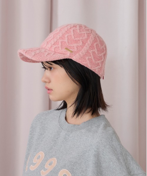 kaorinomori（カオリノモリ）の「kaorinomori ラディキャップ / カオリノモリ（キャップ・レディース・ホワイト/ネイビー/ピンク・M/57.5cm）」の11枚目の写真