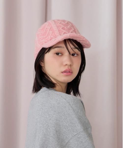 kaorinomori（カオリノモリ）の「kaorinomori ラディキャップ / カオリノモリ（キャップ・レディース・ホワイト/ネイビー/ピンク・M/57.5cm）」の10枚目の写真