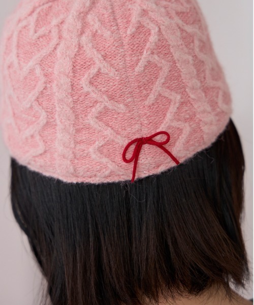 kaorinomori（カオリノモリ）の「kaorinomori ラディキャップ / カオリノモリ（キャップ・レディース・ホワイト/ネイビー/ピンク・M/57.5cm）」の8枚目の写真
