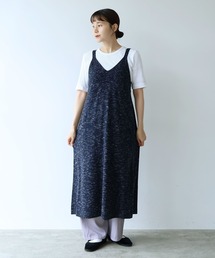 yuni | コットンウール knit ビスチェワンピース(ワンピース)