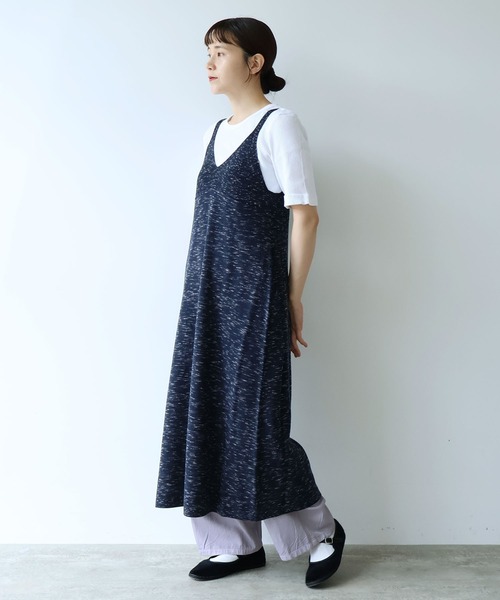 yuni（ユニ　）の「コットンウール knit ビスチェワンピース（ワンピース・レディース・ネイビー/グリーン・FREE）」の12枚目の写真