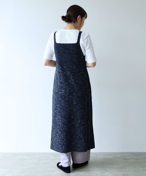 yuni（ユニ　）の「コットンウール knit ビスチェワンピース（ワンピース・レディース・ネイビー/グリーン・FREE）」の13枚目の写真