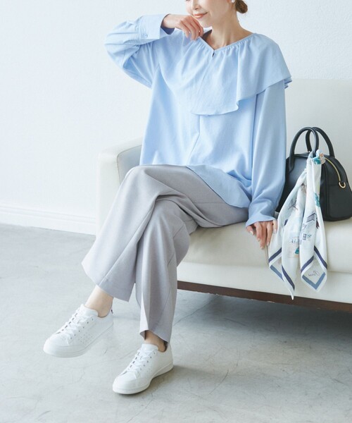 le coq sportif（ルコックスポルティフ）の「【le coq sportif/ルコックスポルティフ別注】ラ ローラン SI RP / LA ROLAND SI RP（スニーカー・レディース・ホワイト・23.5cm/24.0cm/24.5cm）」の4枚目の写真