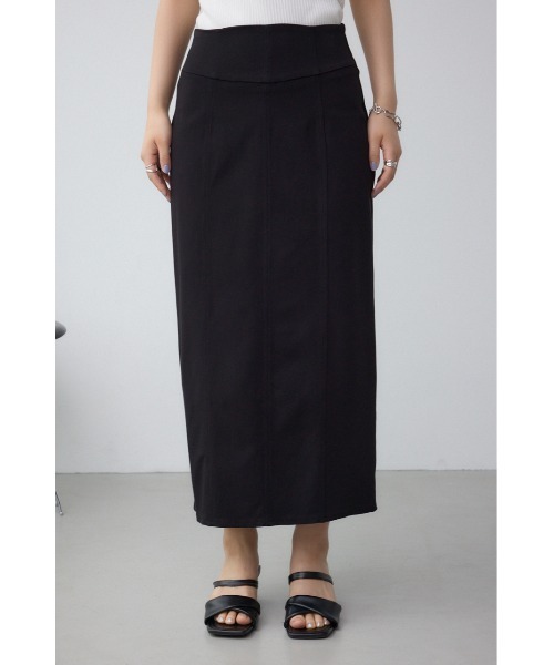 AZUL by moussy（アズールバイマウジー）の「C/T冷感 スーパーストレッチ美タイトスカート（スカート・レディース・ブラック/グレー・SMALL/MEDIUM）」の10枚目の写真