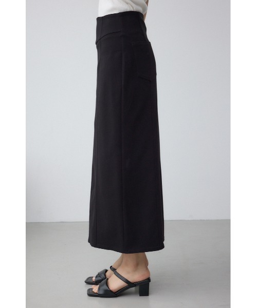 AZUL by moussy（アズールバイマウジー）の「C/T冷感 スーパーストレッチ美タイトスカート（スカート・レディース・ブラック/グレー・SMALL/MEDIUM）」の9枚目の写真