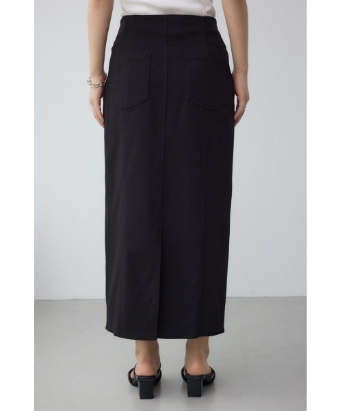 AZUL by moussy（アズールバイマウジー）の「C/T冷感 スーパーストレッチ美タイトスカート（スカート・レディース・ブラック/グレー・SMALL/MEDIUM）」の8枚目の写真