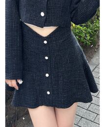 EATME | ツイードマーメイドミニスカート(スカート)