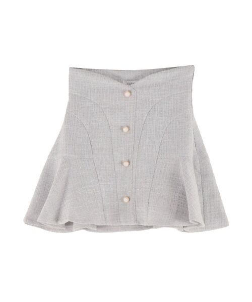 EATME（イートミー）の「【SETUP】ツイードマーメイドミニスカート（スカート・レディース・オレンジ/グレー/アイボリー/ブラック・SMALL/MEDIUM）」の7枚目の写真