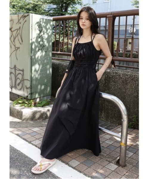 MOUSSY GATHER キャミドレス GATHER キャミドレス（ワンピース）｜MOUSSY（マウジー）の