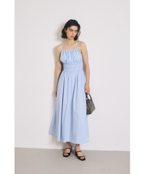 MOUSSY（マウジー）の「GATHER キャミドレス（ワンピース・レディース・ブルー系その他/ブラック/ブルー系その他3・1/2）」の17枚目の写真