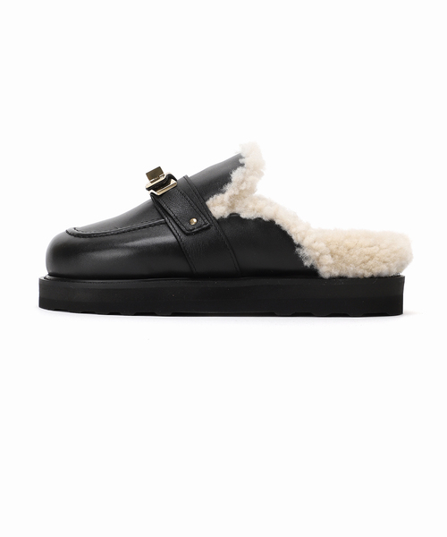 journal standard L'essage(ジャーナルスタンダードレサージュ)の「【CAMINANDO/カミナンド】SHEARING BACKLE SANDALS:サンダル(サンダル・レディース・ブラック・6/7/XX-SMALL/9)」の5枚目の写真