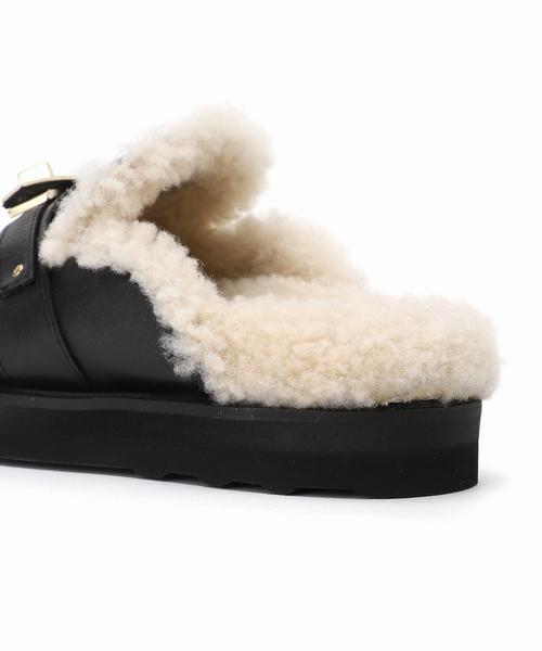 journal standard L'essage(ジャーナルスタンダードレサージュ)の「【CAMINANDO/カミナンド】SHEARING BACKLE SANDALS:サンダル(サンダル・レディース・ブラック・6/7/XX-SMALL/9)」の8枚目の写真