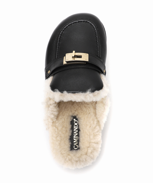 journal standard L'essage(ジャーナルスタンダードレサージュ)の「【CAMINANDO/カミナンド】SHEARING BACKLE SANDALS:サンダル(サンダル・レディース・ブラック・6/7/XX-SMALL/9)」の12枚目の写真