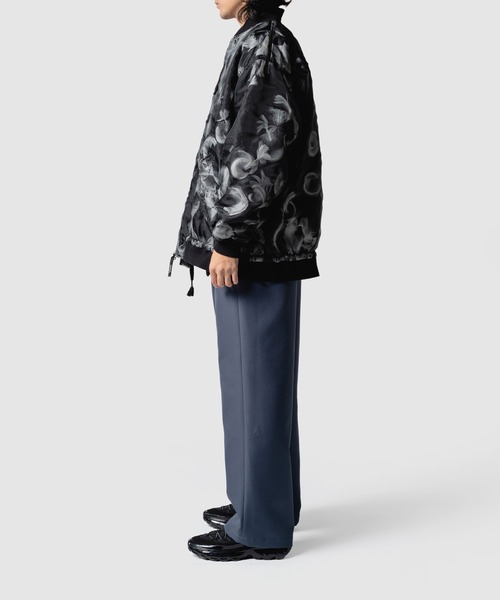 yoshiokubo（ヨシオクボ）の「yoshiokubo ヨシオクボ / FEATHER MA-1 BLOUSON フェザーツイルMA-1ブルゾン / YKF25504（ブルゾン・メンズ・カーキ/ブラック・2/3/1）」の5枚目の写真