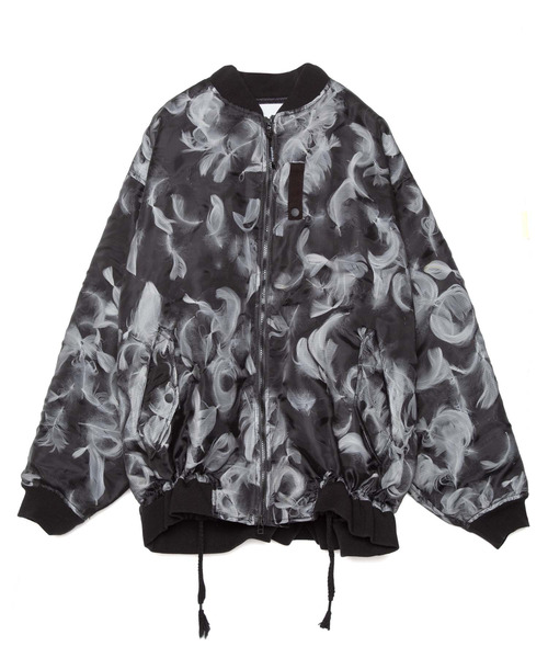 yoshiokubo（ヨシオクボ）の「yoshiokubo ヨシオクボ / FEATHER MA-1 BLOUSON フェザーツイルMA-1ブルゾン / YKF25504（ブルゾン・メンズ・カーキ/ブラック・2/3/1）」の3枚目の写真