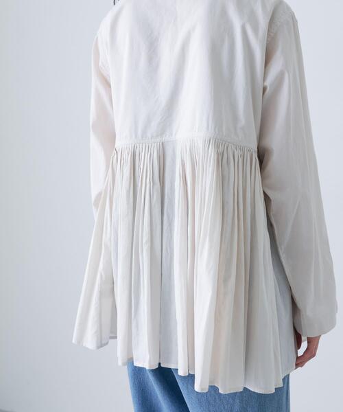 かぐれ（カグレ）の「アンガルカシャツ（シャツ/ブラウス・レディース・ブラック/ライトグレー・FREE）」の15枚目の写真