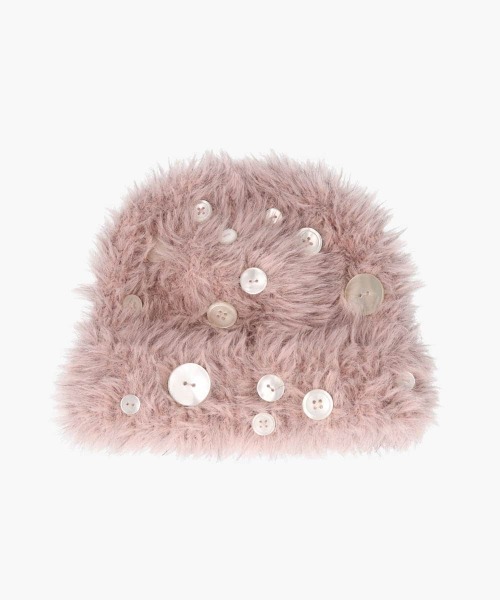 OVERRIDE(オーバーライド)の「OVERRIDE KNIT FURRY BUTTON WATCH / オーバーライド(ニットキャップ/ビーニー・レディース・ライトブルー/ベージュ/ピンク・57~59cm)」の14枚目の写真