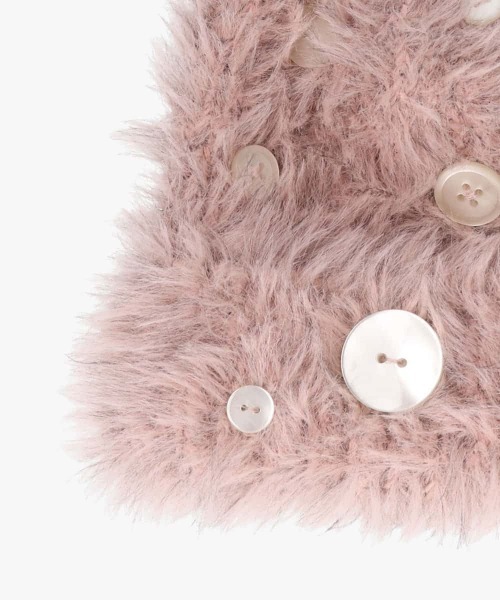 OVERRIDE(オーバーライド)の「OVERRIDE KNIT FURRY BUTTON WATCH / オーバーライド(ニットキャップ/ビーニー・レディース・ライトブルー/ベージュ/ピンク・57~59cm)」の17枚目の写真