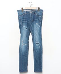 新品 エヌエヌバイナンバーナイン 08SS BIRDS期 ユーズド加工 デニム Number (N)ine SS08 'BIRDS' Distressed Bootcut Denim – DRIEW