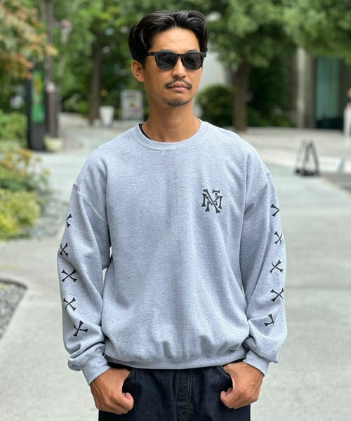 【MAGIC NUMBER】BONES EMBLEM CREW SWEAT