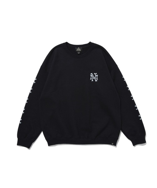 MAGIC NUMBER(マジック ナンバー)の「【MAGIC NUMBER】BONES EMBLEM CREW SWEAT(スウェット・メンズ・ヘザーグレー/ブラック・X-LARGE/LARGE/MEDIUM)」の5枚目の写真