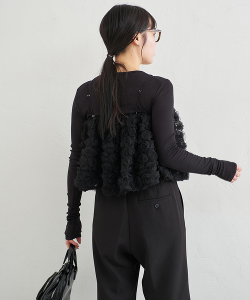 フラワーチュールベアブラウス（シャツ/ブラウス）｜U by SPICK&SPAN