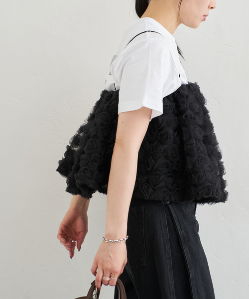 フラワーチュールベアブラウス（シャツ/ブラウス）｜U by SPICK&SPAN