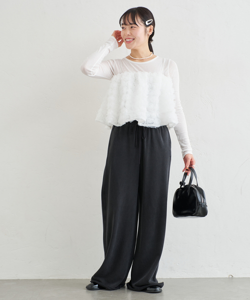 ユー バイ スピック＆スパン（U by SPICK&SPAN）/フラワーチュールベアブラウス フラワーチュールベアブラウス（シャツ/ブラウス）｜U by SPICK&SPAN