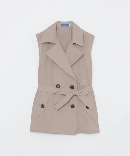 BLUE LABEL CRESTBRIDGE（ブルーレーベルクレストブリッジ）の「【接触冷感】【吸水速乾】クールドライジレ（ベスト・レディース・ブラック/ベージュ/ブラウン・38）」の17枚目の写真