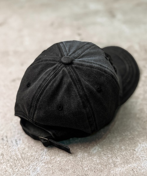 CALIFORNIA OUTFITTERS（カリフォルニア アウトフィッターズ）の「7E21 ヴィンテージウォッシュ風 NYSキャップ（キャップ・メンズ・ベージュ/ブラック/ワインレッド/グリーン・ONESIZE）」の6枚目の写真