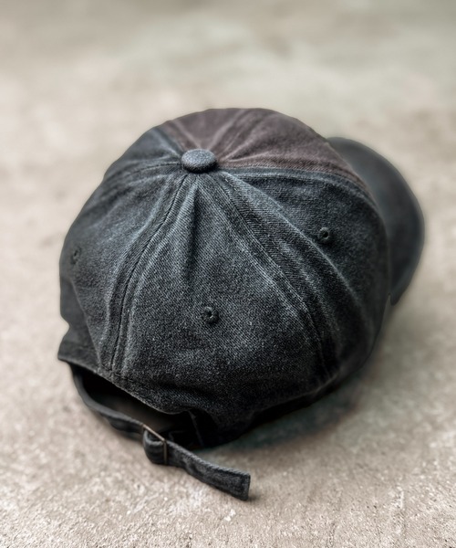 CALIFORNIA OUTFITTERS（カリフォルニア アウトフィッターズ）の「7E21 ヴィンテージウォッシュ風 NYSキャップ（キャップ・メンズ・ベージュ/ブラック/ワインレッド/グリーン・ONESIZE）」の11枚目の写真