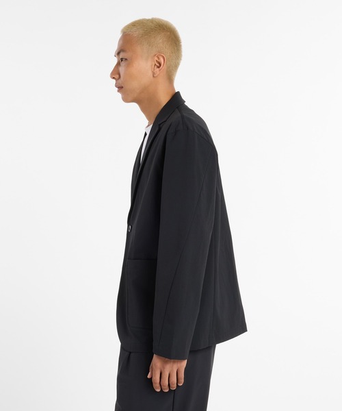 美品/希少✨NEW BALANCE テーラードジャケット　ザシティ　黒　XL New Balance ジャケット テーラードジャケット NB GREY SINGLE