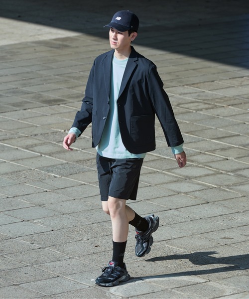 NEW BALANCE（ニューバランス）の「NB GREY シングルジャケット（テーラードジャケット・メンズ・ブラック/ダークグレー・XX-LARGE/X-LARGE/LARGE/MEDIUM/SMALL）」の12枚目の写真