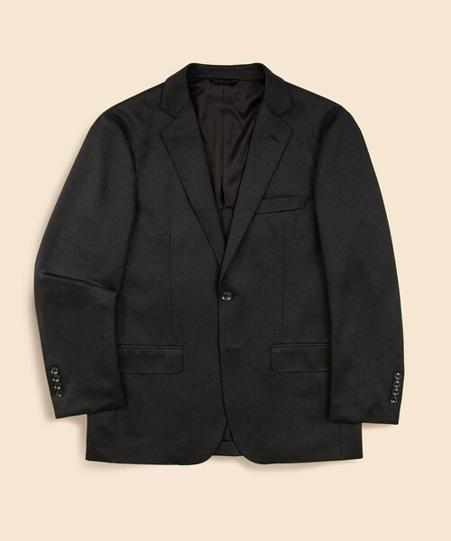BROOKS BROTHERS(ブルックスブラザーズ)の「ウール/ポリエステル ニット ピンドット シングル2釦ジャケット Classic(テーラードジャケット・メンズ・ネイビー/ブラウン・SMALL/LARGE/MEDIUM/X-LARGE)」の2枚目の写真
