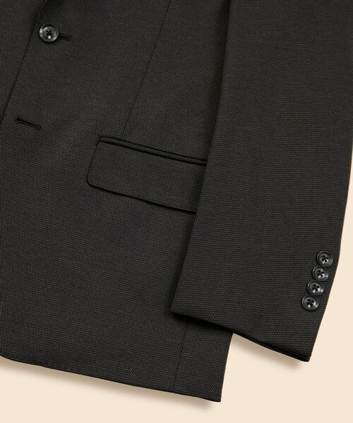 BROOKS BROTHERS(ブルックスブラザーズ)の「ウール/ポリエステル ニット ピンドット シングル2釦ジャケット Classic(テーラードジャケット・メンズ・ネイビー/ブラウン・SMALL/LARGE/MEDIUM/X-LARGE)」の4枚目の写真