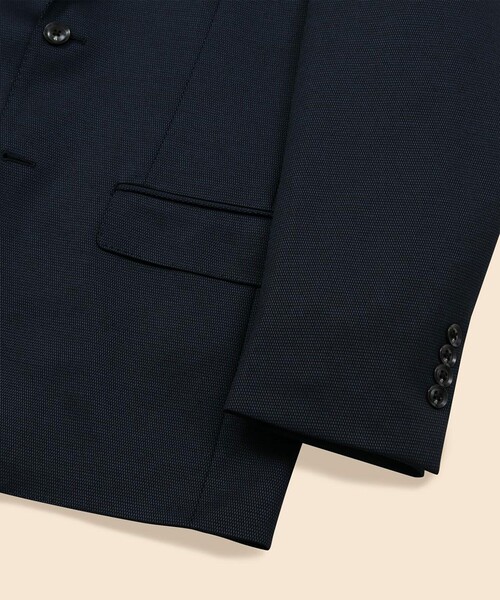 BROOKS BROTHERS(ブルックスブラザーズ)の「ウール/ポリエステル ニット ピンドット シングル2釦ジャケット Classic(テーラードジャケット・メンズ・ネイビー/ブラウン・SMALL/LARGE/MEDIUM/X-LARGE)」の9枚目の写真