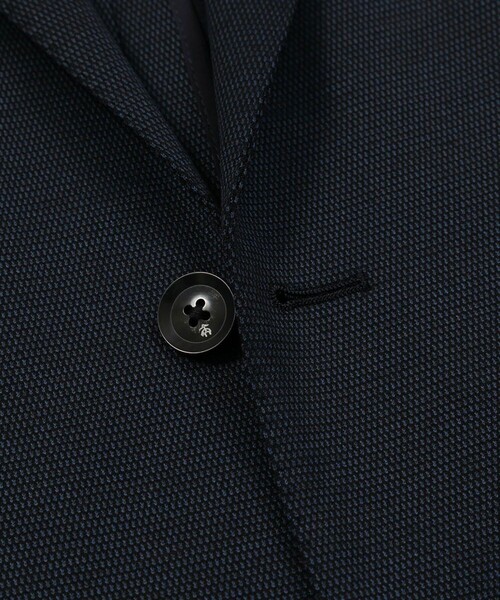 BROOKS BROTHERS(ブルックスブラザーズ)の「ウール/ポリエステル ニット ピンドット シングル2釦ジャケット Classic(テーラードジャケット・メンズ・ネイビー/ブラウン・SMALL/LARGE/MEDIUM/X-LARGE)」の10枚目の写真