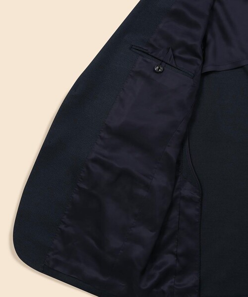 BROOKS BROTHERS(ブルックスブラザーズ)の「ウール/ポリエステル ニット ピンドット シングル2釦ジャケット Classic(テーラードジャケット・メンズ・ネイビー/ブラウン・SMALL/LARGE/MEDIUM/X-LARGE)」の11枚目の写真