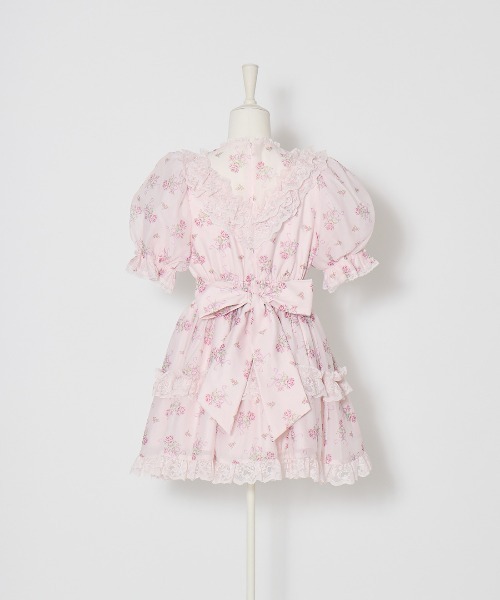 Fiorforte（フィオルフォルテ）の「Ribbon rose garden onepiece（ワンピース・レディース・ホワイト/ピンク・FREE）」の16枚目の写真