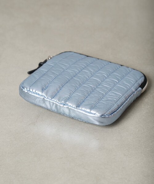Metallic キルティングスクエアポーチ（ポーチ）｜BIRTHDAY BAR