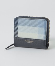 新品 ブルーレーベルクレストブリッジ 二つ折り財布 コンパクト財布 BLUE LABEL CRESTBRIDGE｜ブルーレーベルクレストブリッジの財布（二