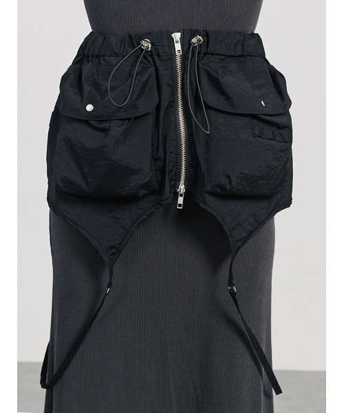 SORIN（ソリン　）の「Cargo Skirt Belt/カーゴスカートベルト（スカート・レディース・ホワイト/ブラック/ライトベージュ・38）」の14枚目の写真