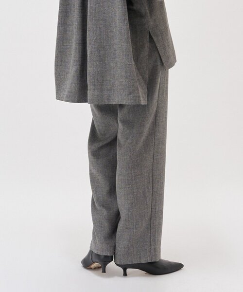 LIVETART（リヴェタート）の「メランジピンヘッドストレートパンツ（その他パンツ・レディース・ブラウン/グレー・FREE）」の6枚目の写真