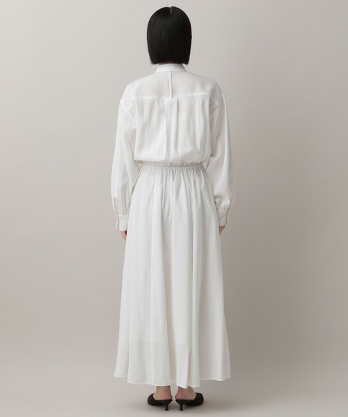 A part by(アパートバイ)の「ドロストシャツワンピース(ワンピース・レディース・ブルー系その他2/ブラック/オフホワイト・FREE)」の20枚目の写真