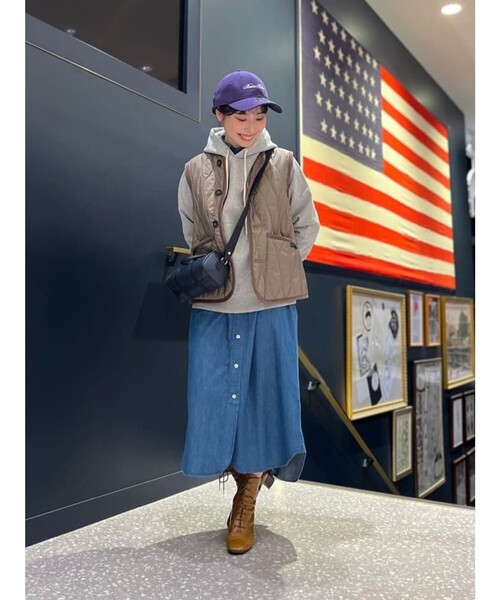 BROOKS BROTHERS(ブルックスブラザーズ)の「【Double B Collection】 コットン ライトウェイトデニム BBロゴ ボタンダウンシャツワンピース(シャツワンピース・レディース・ライトブルー・0/2/4/6/8)」の8枚目の写真