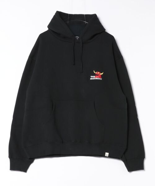 TOY　MACHINE（トイ　マシーン）の「TOY MACHINE/トイマシーン プルオーバー/パーカー バックプリント MTMFFSW8（パーカー・メンズ・パープル/アッシュグレー/ブラック・M/XL/L）」の21枚目の写真