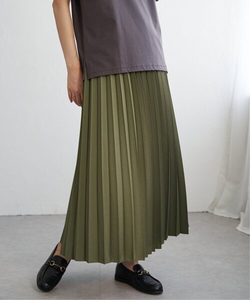 ikka（イッカ）の「【親子コーデ】プリーツリバーシブルスカート【2WAY】（スカート・レディース・オリーブ/ベージュ/チャコール・L/S/M）」の18枚目の写真